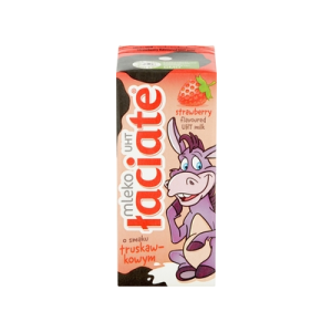 MLEKO ŁACIATE TRUSKAWKOWE 200ML MLEKPOL