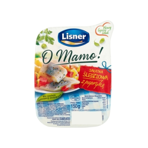SAŁATKA ŚLEDZIOWA Z PAPRYKĄ 150G LISNER