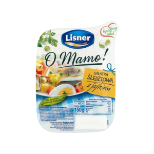 SAŁATKA ŚLEDZIOWA Z JAJKIEM 150G LISNER