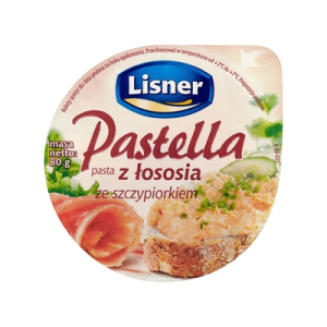 PASTELLA Z ŁOSOŚ ZE SZCZYPIORKIEM 80G LISNER