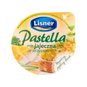 PASTELLA JAJECZNA ZE SZCZYPIORKIEM 80G LISNER