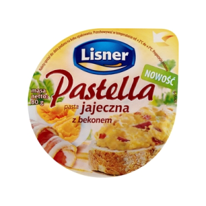 PASTELLA JAJECZNA Z BEKONEM 80G LISNER
