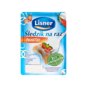 ŚLEDZIK NA RAZ PIKANTNY 100G LISNER