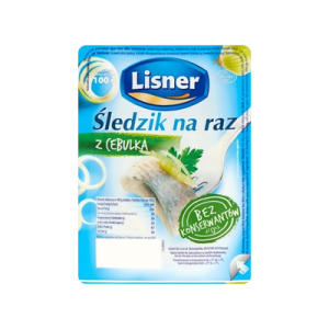 ŚLEDZIK NA RAZ Z CEBULKĄ 100G LISNER
