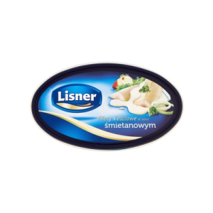 FILETY ŚLEDZ W/S ŚMIETANKOWYM 160G LISNER