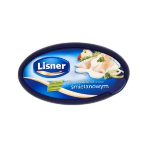 FILETY ŚLEDZIOWE W ŚMIETANIE 280G LISNER