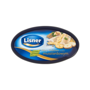 FILETY ŚLEDZ W/S MUSZTARDOWYM 280G LISNER