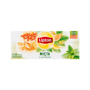 HERBATA EXP LIPTON MIĘTA Z CYTRUS 20T UNILEVER