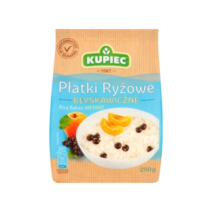 PŁATKI RYŻOWE KUPIEC 250G FOLIA