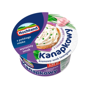 SEREK KANAPKOWY CZOSNEK ZIOŁA 130G HOCHLAND