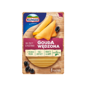 SER ŻÓŁTY GOUDA WĘDZONA PLASTRY 130G HOCHLAND