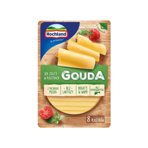 SER ŻÓŁTY GOUDA 135G PLASTRY HOCHLAND