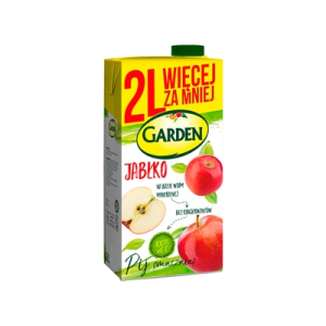 NAPÓJ GARDEN 1L JABŁKO+1L GRATIS KART AGROS