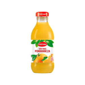 SOK FORTUNA POMARAŃCZA 100% 300ML AGROS
