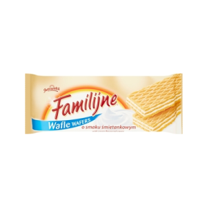 WAFLE FAMILIJNE ŚMIETANKOWE 180G JUTRZENKA