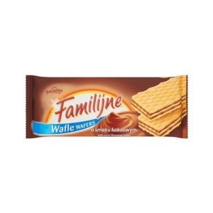 WAFLE FAMILIJNE KAKAOWE 180G JUTRZENKA