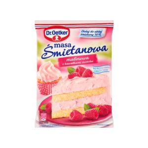 MASA ŚMIETANKA MALINA 86G DR OETKER