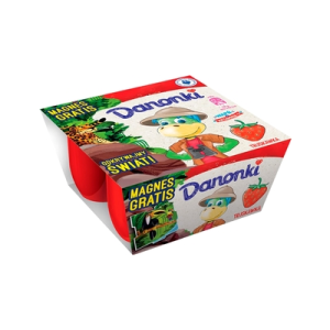 DANONKI SEREK TRUSKAWKA 4*50G DANONE