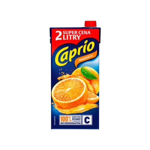 NAPÓJ CAPRIO 2L POMARAŃCZA KART MASPEX