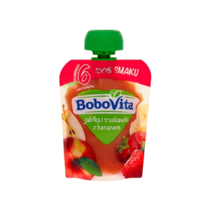 DESER TUBKA JABŁKA I TRUSK Z BANAN 80G BOBOVITA