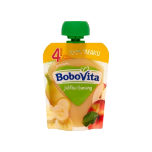 DESER TUBKA JABŁKA I BANANY 80G BOBOVITA