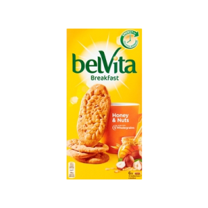 CIASTKA BELVITA BREAK ORZECH MIOD 300G MONDELEZ