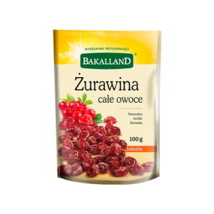 ŻURAWINA 100G BAKALLAND