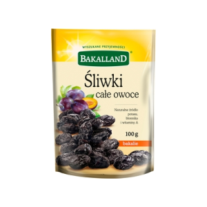 ŚLIWKI KALIFORNIJSKIE 100G BAKALLAND