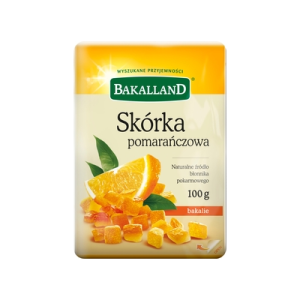 SKÓRKA POMARAŃCZ 100G BAKALLAND