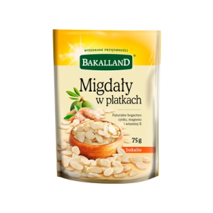 MIGDAŁY PŁATKI 75G BAKALLAND