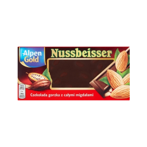 CZEKOLADA NUSSBEIS ALPEN GOLD GORZKA MIGD 100G MONDELEZ
