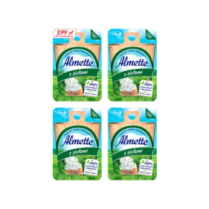 SEREK ALMETTE MINI Z ZIOŁAMI 4*30G HOCHLAND