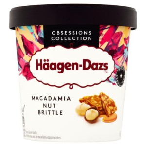 MACADAMIA NUT BRITTLE 460ML HAAGEN DAZS