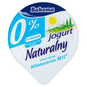 JOGURT NATURALNY 0% TŁUSZCZU 170G BAKOMA
