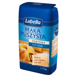 MĄKA TORTOWA PUSZYSTA 1KG LUBELLA