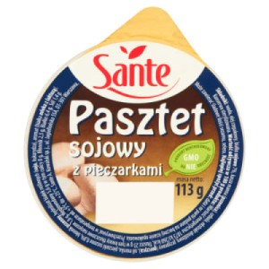 PASZTET SOJ Z PIECZARK 115G SANTE