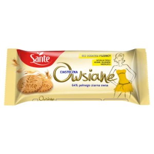 CIASTKA OWSIANE NATURALNE 138G SANTE