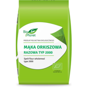 MĄKA ORKISZOWA RAZOWA TYP 2000 BIO 1KG BIO PLANET