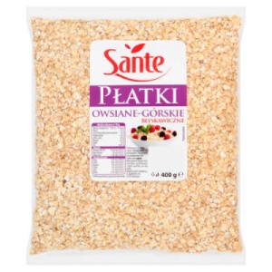 PŁATKI OWSIANE GÓRSKIE BŁYSK 400G SANTE