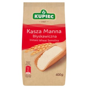 KASZA MANNA BŁYSK 400G FOLIA KUPIEC