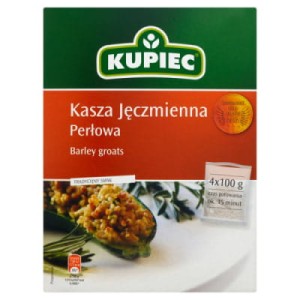 KASZA JĘCZMIENNA PERŁOWA 4*100G KUPIEC