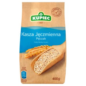 KASZA JĘCZMIENNA PĘCZAK 400G FOLIA KUPIEC