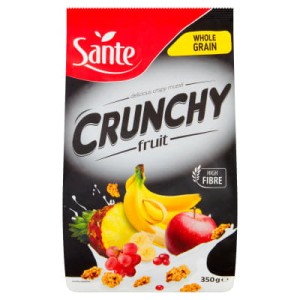PŁATKI CRUNCHY OWOCOWE 350G SANTE