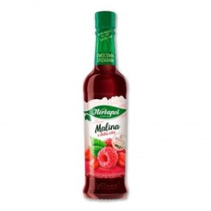 SYROP OWOC SPIŻ MALINA DZIKA ROŻA 420ML HERBAPOL