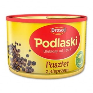 PASZTET PODL DRÓB PIEPRZ 155G DROSED