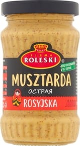 MUSZTARDA ROSYJSKA 180G ROLESKI