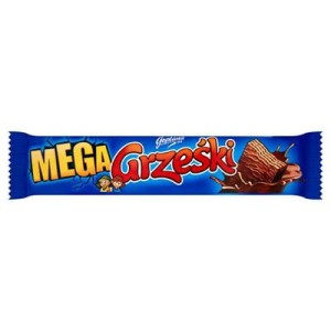 WAFELEK GRZEŚKI MEGA KAKAO W CZEK 48G