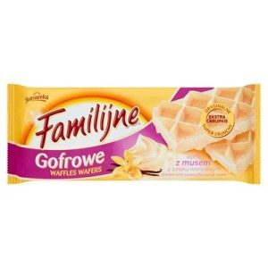 WAFLE FAMILIJNE GOFROWE WANILIOWE 130G COLIAN