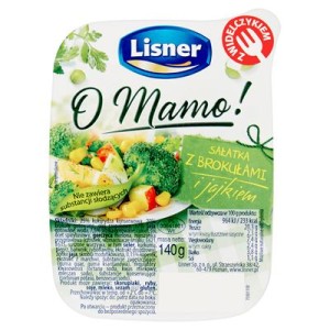 SAŁATKA Z BROKUŁÓW I JAJ 140G WIDELCZYK LISNER