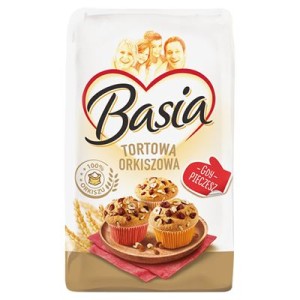 MĄKA TORTOWA ORKISZOWA T450 900G BASIA